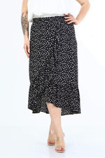 Angelino Ruffled Long Skirt