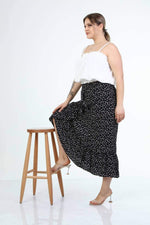 Angelino Ruffled Long Skirt