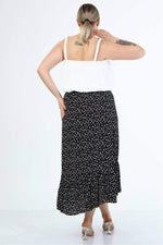 Angelino Ruffled Long Skirt