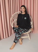 Women's Pajama Set Mother Interlok Lower Shawl Pattern Cotton Seasonal W30042259