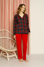 Women's Pajama Set Six Straight Cotton Seasonal W20502277