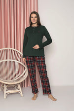 Women's Pajama Set Young Interlok Six Equals Cotton Seasonal W20382247