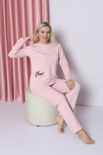 Women's Pajama Set Young Interlok Point Patterned Cotton Seasonal W20452252