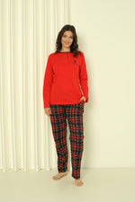 Women's Pajama Set Sitch Long Sleeve Small Small Small Small Season W20322245