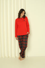 Women's Pajama Set Sitch Long Sleeve Small Small Small Small Season W20322245