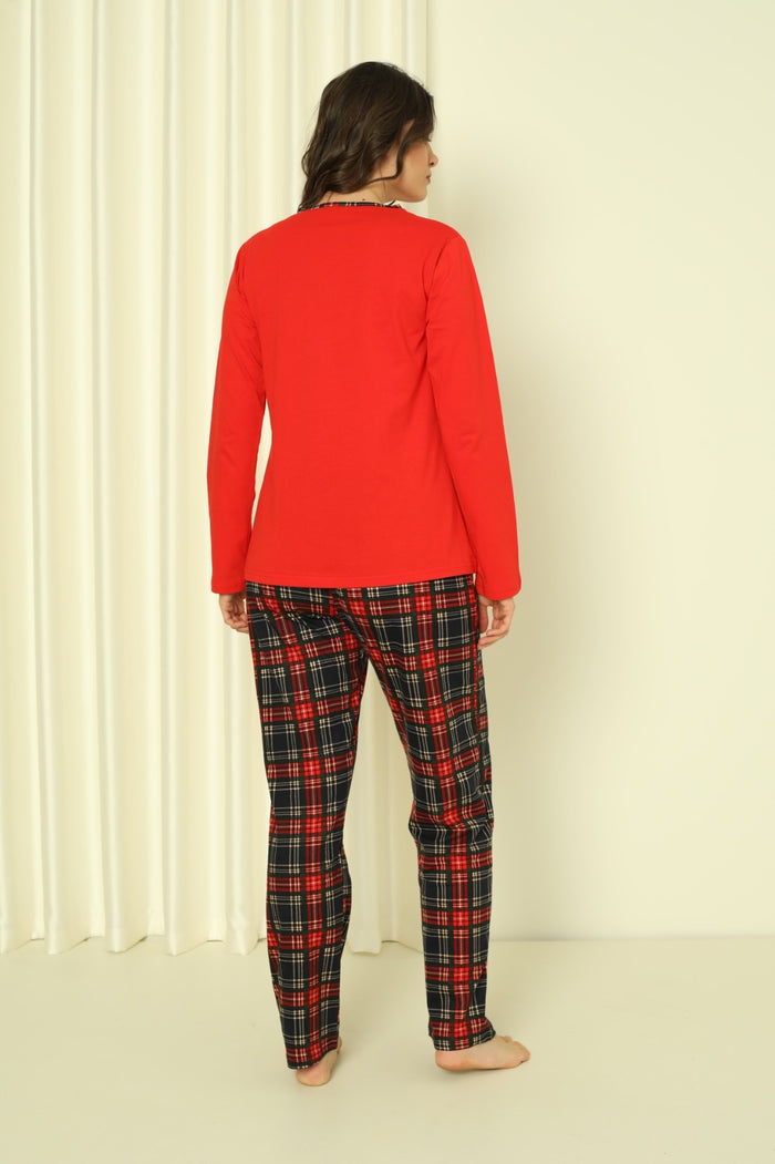 Women's Pajama Set Sitch Long Sleeve Small Small Small Small Season W20322245