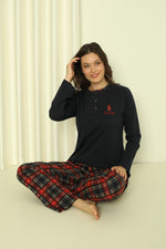 Women's Pajama Set Sitch Long Sleeve Small Small Small Small Season W20322245