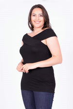 Angelino Karmen V Neck Sleeveless T-Shirt