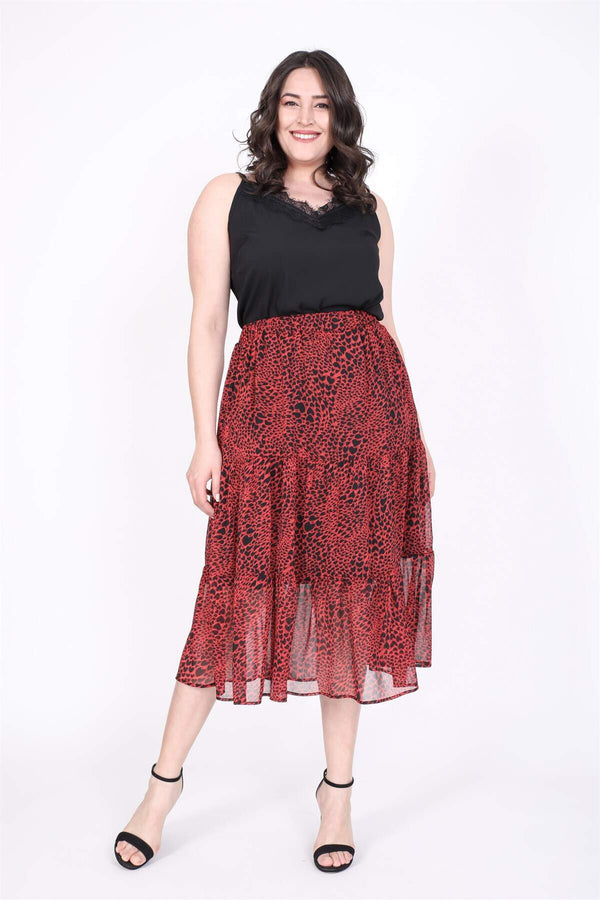 Angelino Layered Chiffon Skirt