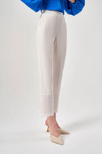 Linen Texured Beige Pants