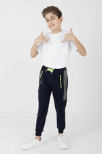 Kids Men's Neon Zippered Tracksuit Six Fern Paça Paça Tracksuit with Fern Fern Perwaits