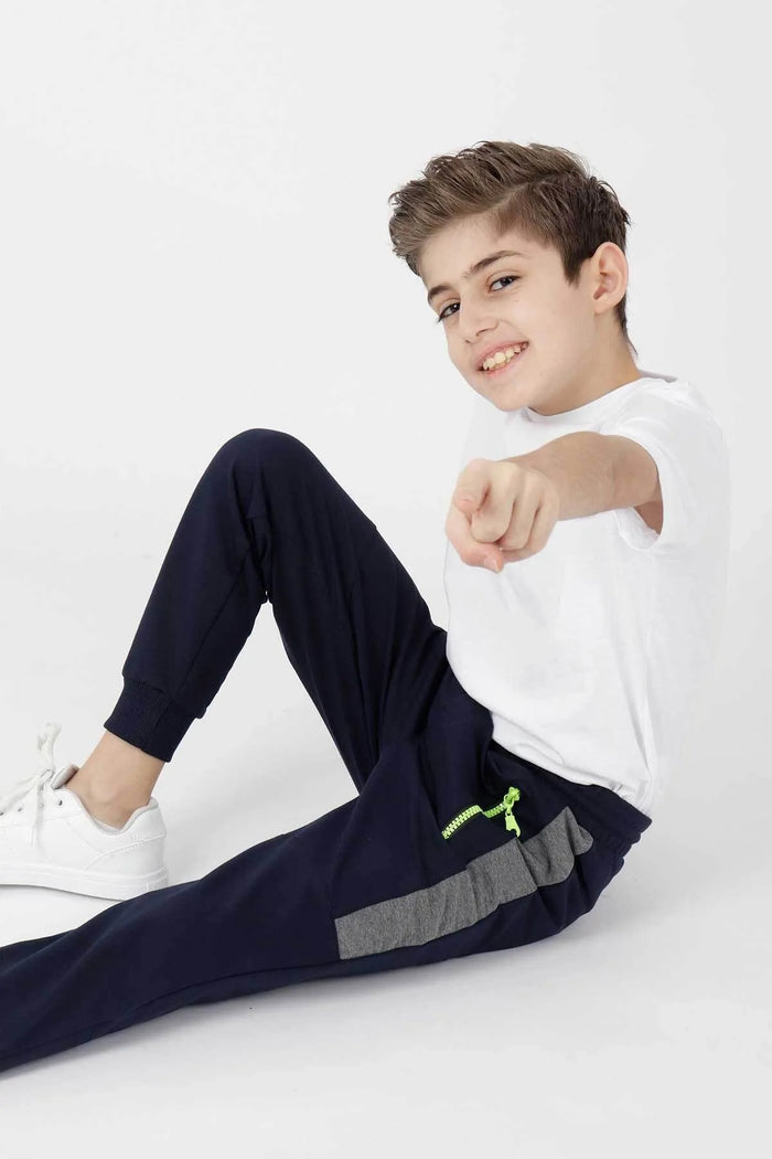 Kids Men's Neon Zippered Tracksuit Six Fern Paça Paça Tracksuit with Fern Fern Perwaits