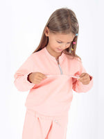 Girls' pockets printed tracksuit team ak2232