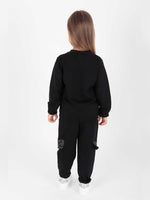 Girls' pockets printed tracksuit team ak2232