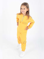 Girls' pockets printed tracksuit team ak2232