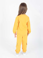 Girls' pockets printed tracksuit team ak2232