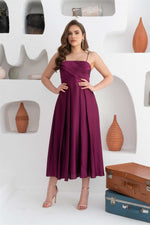 Angelino Pins Satin Drapeli Evening Dress