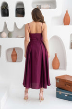 Angelino Pins Satin Drapeli Evening Dress
