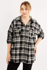 Angelino Lumberjack Oversize Shirt