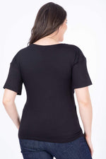 Angelino Belted Front T-shirt