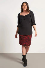 Angelino Knitted Pencil Skirt