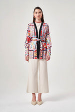 Special Patterned Cuffed Mix Kimono