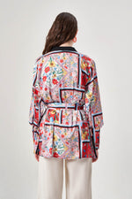 Special Patterned Cuffed Mix Kimono