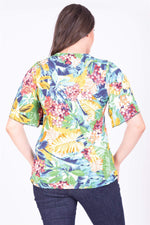 Angelino Cape Sleeve Blouse