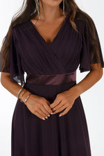 Angelino Pins Long Evening Dress with Chiffon Patient