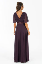 Angelino Pins Long Evening Dress with Chiffon Patient