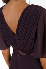 Angelino Pins Long Evening Dress with Chiffon Patient