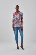 Printed Button Down Shirt