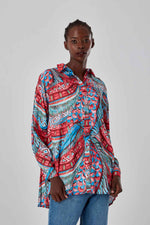 Printed Button Down Shirt