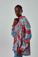 Printed Button Down Shirt