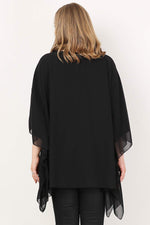 Plus Size Back Chiffon Evening Dress KL1900