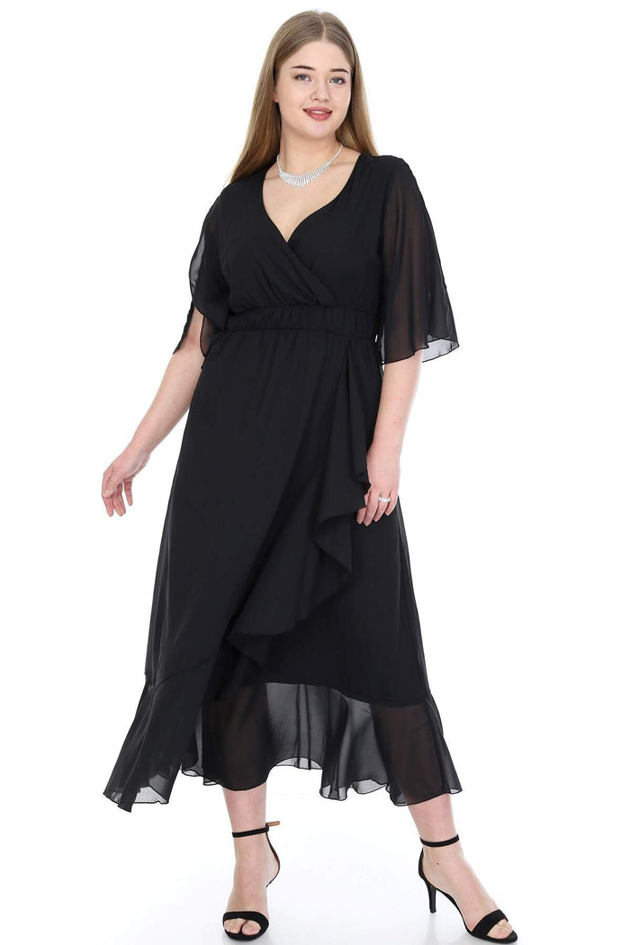 Plus Size Chiffon Long Dress KL8020si