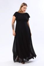 Plus Size Chiffon Evening Dress DD7881