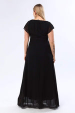 Plus Size Chiffon Evening Dress DD7881