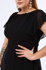 Plus Size Chiffon Evening Dress DD7881