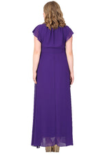 Plus Size Chiffon Long Evening Dress KL7881