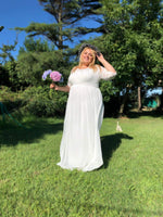 Plus Size Chiffon Lycra Long Evening Dress KL4009K
