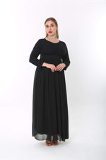 Plus Size Hijab Long Evening Dress KL4009T