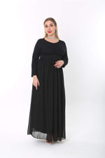 Plus Size Hijab Long Evening Dress KL4009T