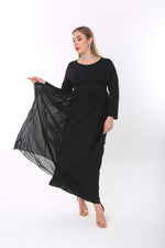 Plus Size Hijab Long Evening Dress KL4009T