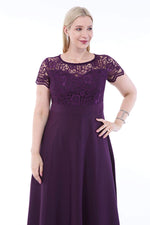 Plus Size Evening Lace Dress KL802