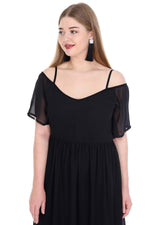Plus Size Evening Dress Black Dress PNR5602