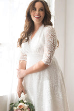 Large Size Lycra Lacy Short Dress KL70088