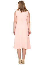 Plus Size Pockets Dress KL777 Powder