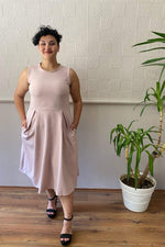 Plus Size Pockets Dress KL777 Powder