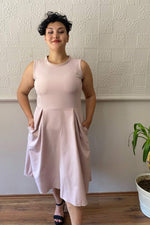 Plus Size Pockets Dress KL777 Powder
